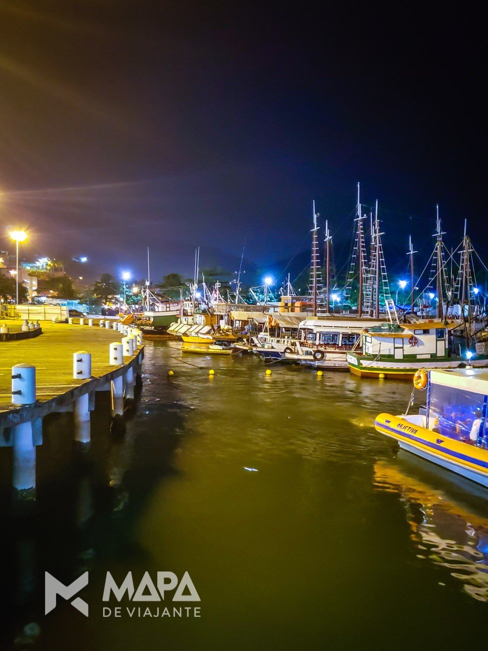Pier de embarque em Angra dos Reis