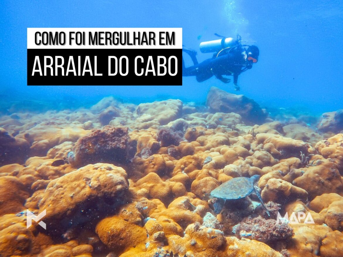 MErgulho Cilindro Batismo Dicas Roteiro O que fazer Quando ir clima arraial do cabo Rio de Janeiro