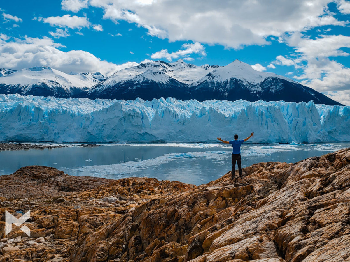 Glaciar Perito Moreno Na Patagonia Argentina Mapa De Viajante