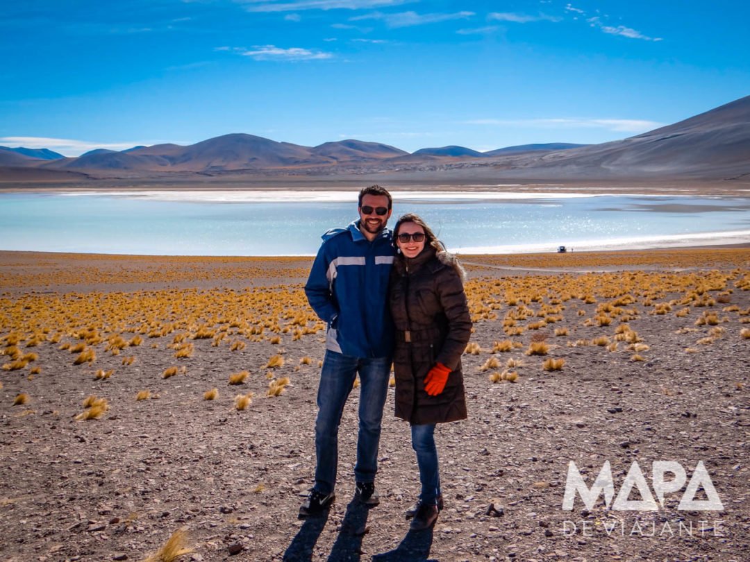 Lagoa Laguna Tuyacto Deserto do Atacama
