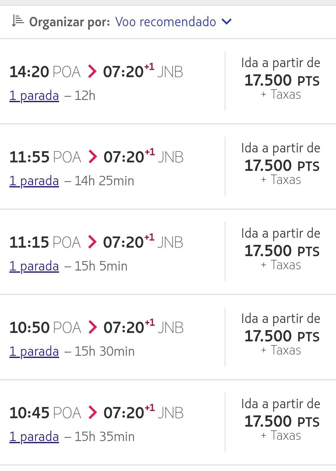 passagem barata África do Sul
