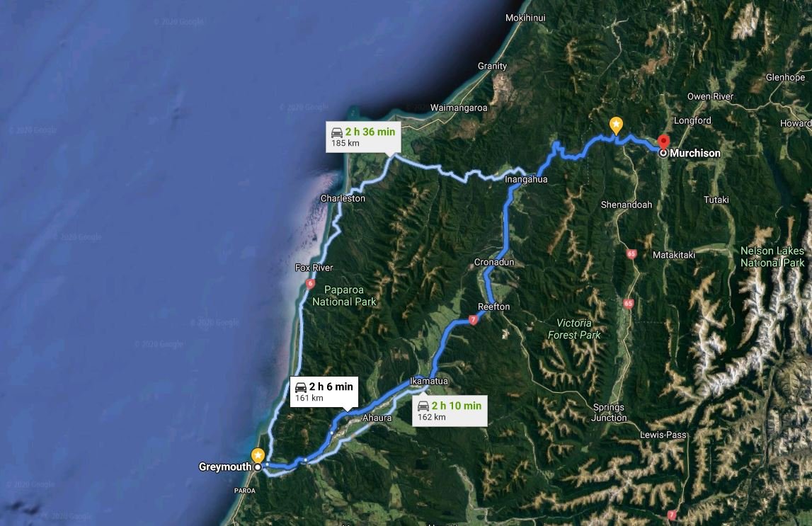 Maps-Greymouth-Nelson