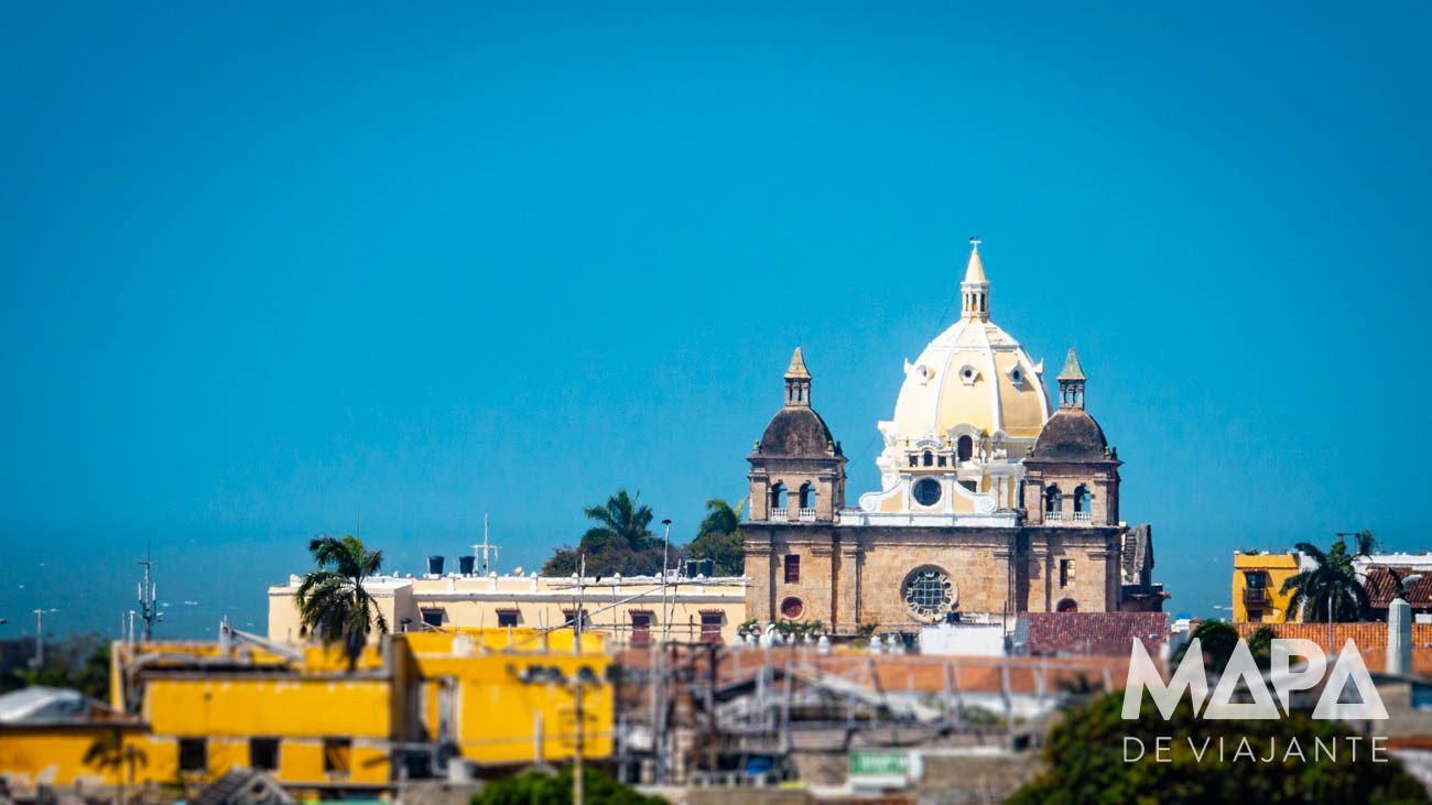 Cidade de Cartagena das Índias na Colômbia