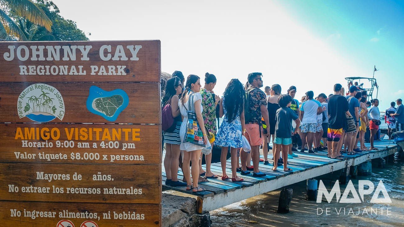 Pier para embarque em San Andres