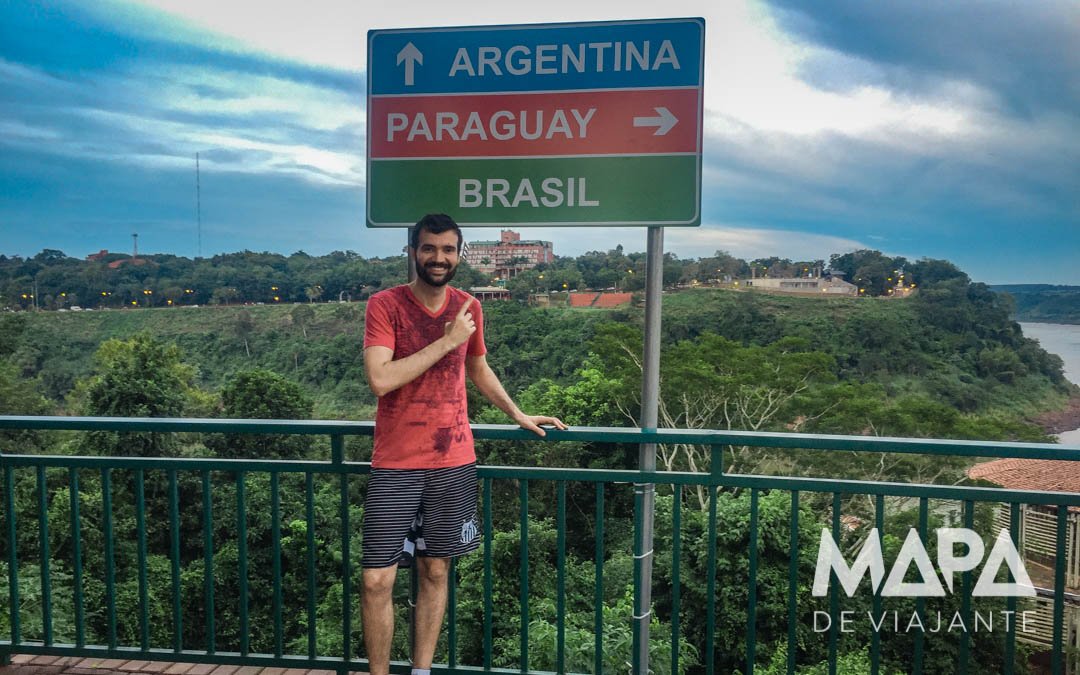 Marco Três Fronteiras Mapa de Viajante