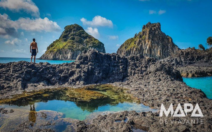 Baía dos Porcos Morro Dois irmãos Fernando de Noronha Piscinas Naturais
