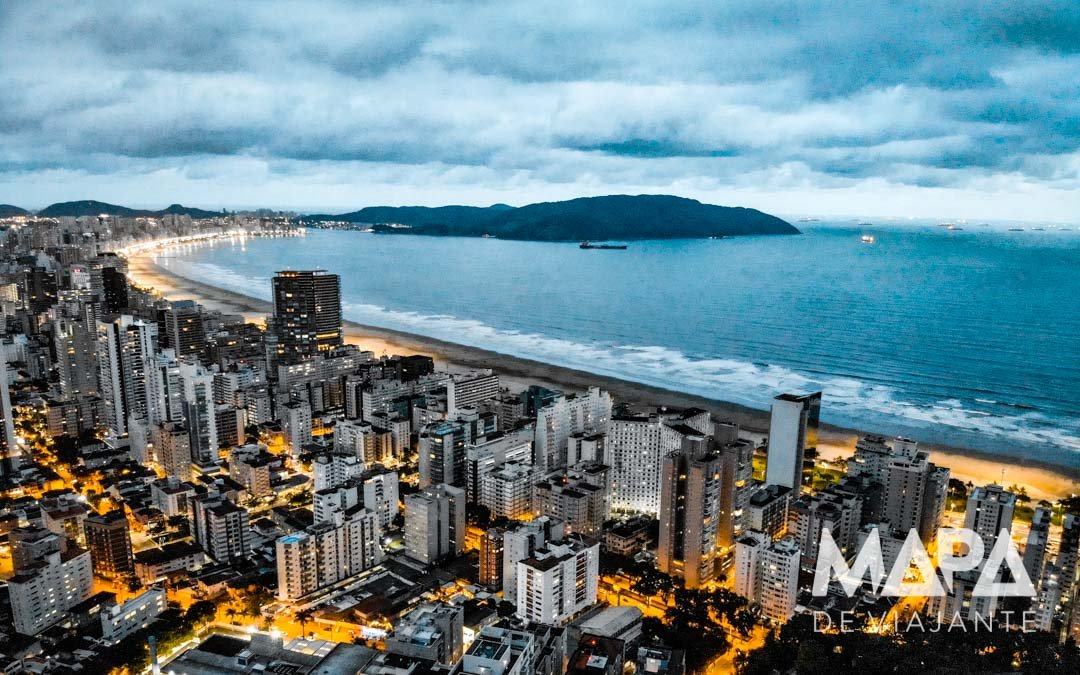 Drone Praia Santos SP O que fazer em Santos