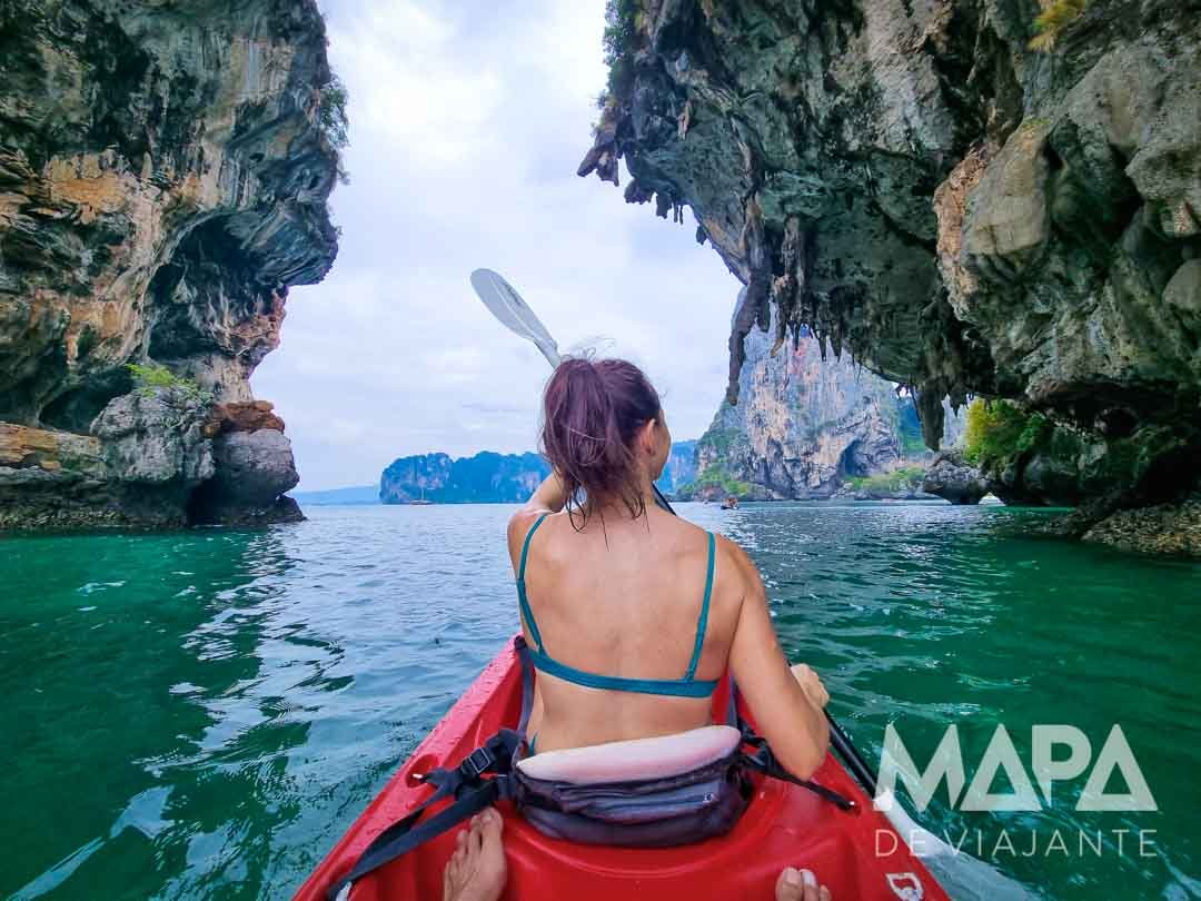 Railay Beach Krabi Tailândia