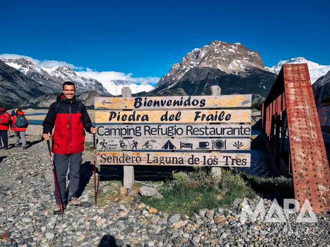 Trilha Trekking Laguna de Los Três El Chaltén Argentina Monte Fitz Roy Hosteria del Pilar Rio Electrico