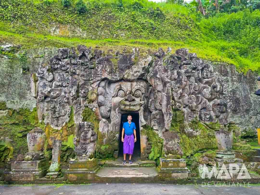 Templos em Bali Indonésia Goa Gajah Caverna do Elefante