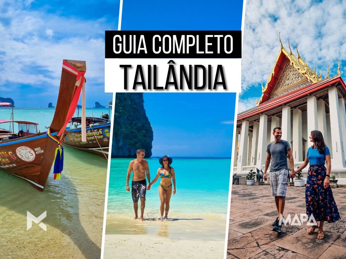 Guia de Viagem Completo Tailândia Krabi Phuket Koh Samui Phi Phi James Bond Similan Bangkok Chiang Mai Chiang Rai Ayutthaya Koh Lipe Phangnan Koh tao templos praias mercado noturno flutuante