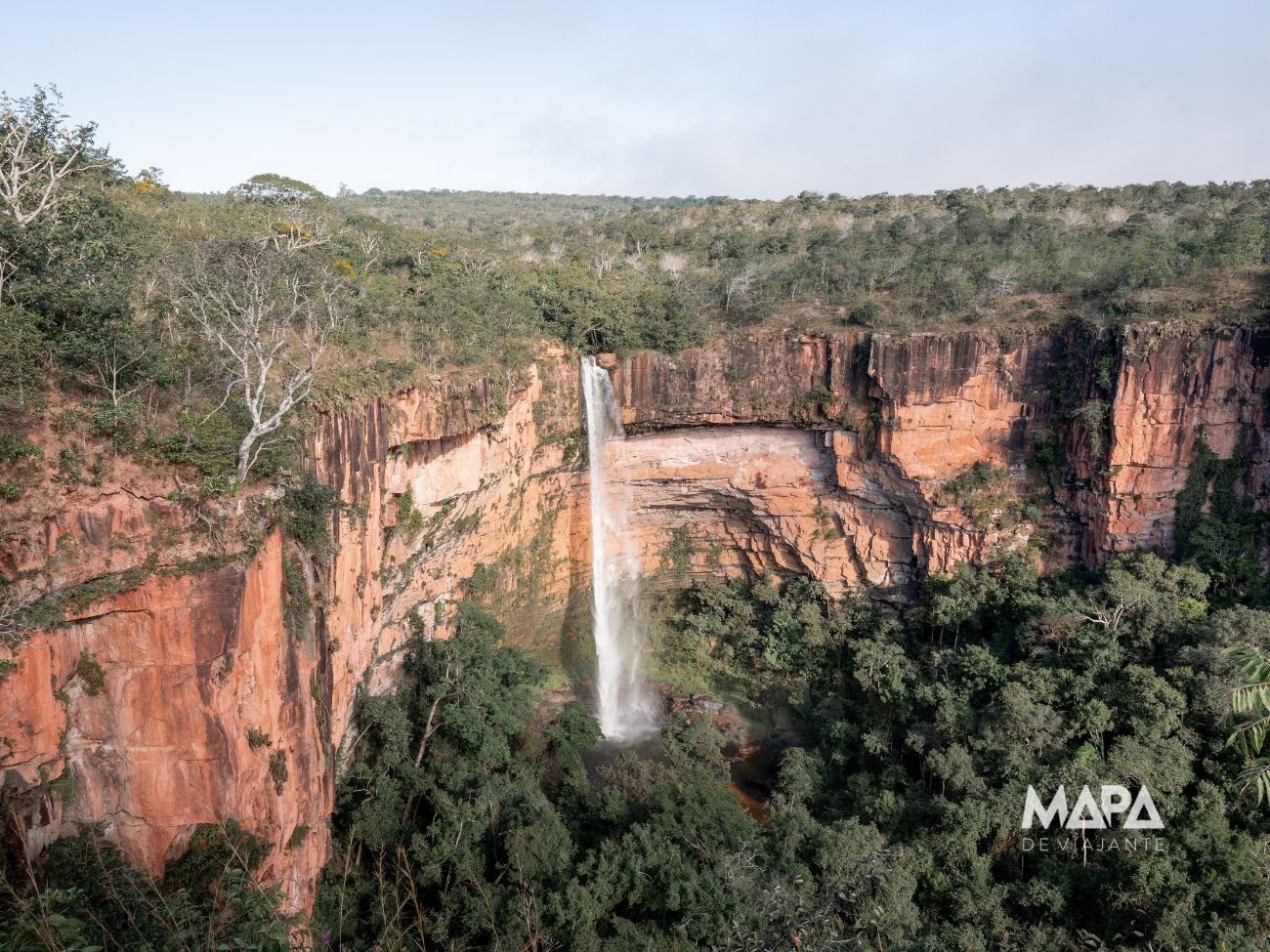 Cachoeira Cascata Véu de Noiva Parque Chapada dos Guimarães